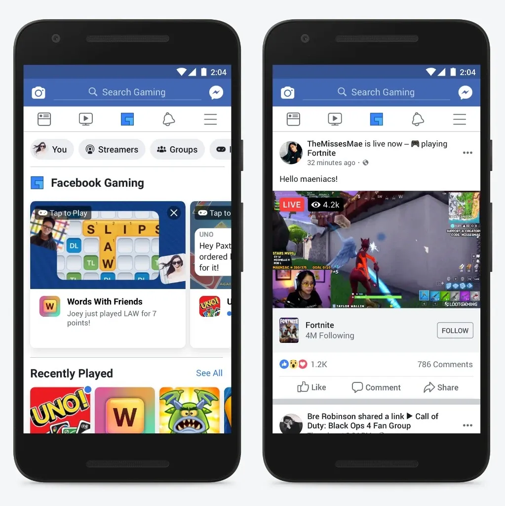 Facebook Gaming